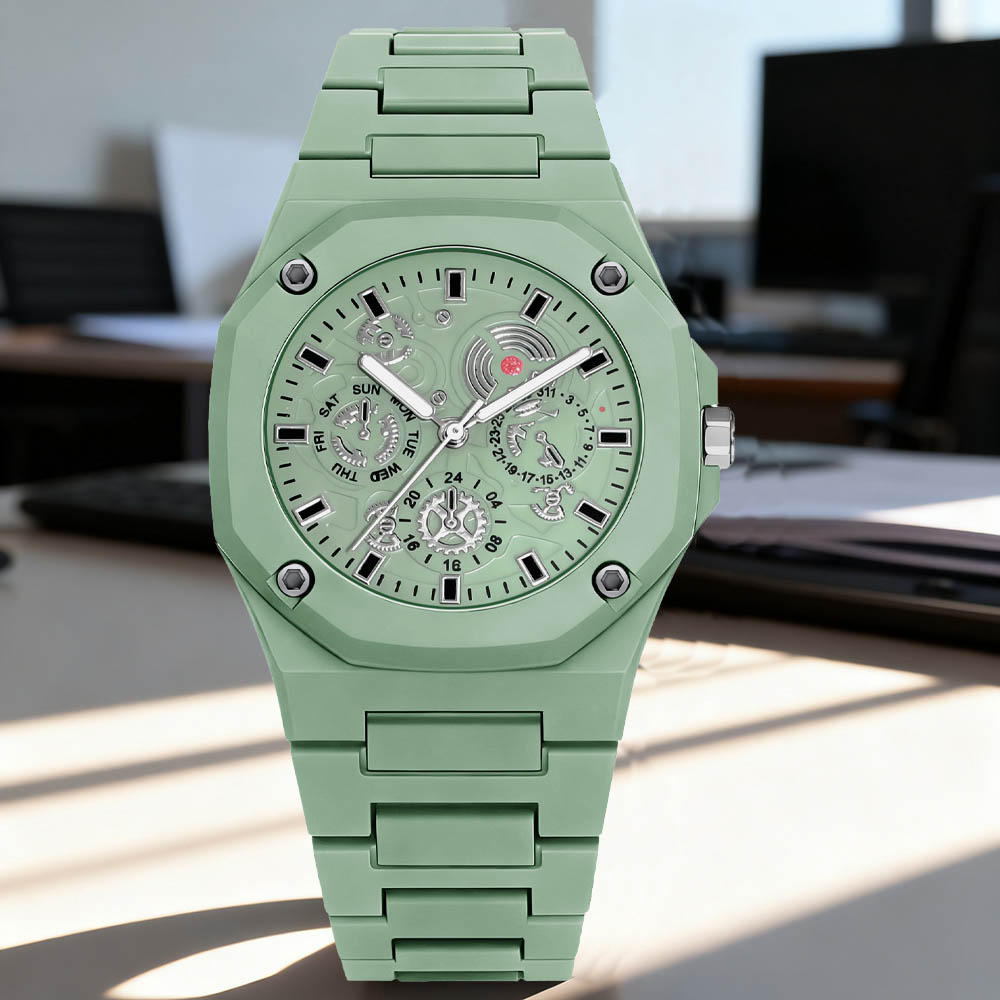 Coordinates Bracelet - 1-piece new watch, polygonal dial, fashionable
