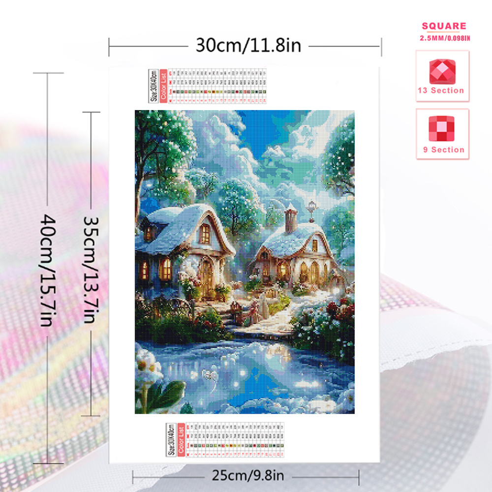 Evershine House Diamond Painti - Photo Mosaic Print ulasan dan harga