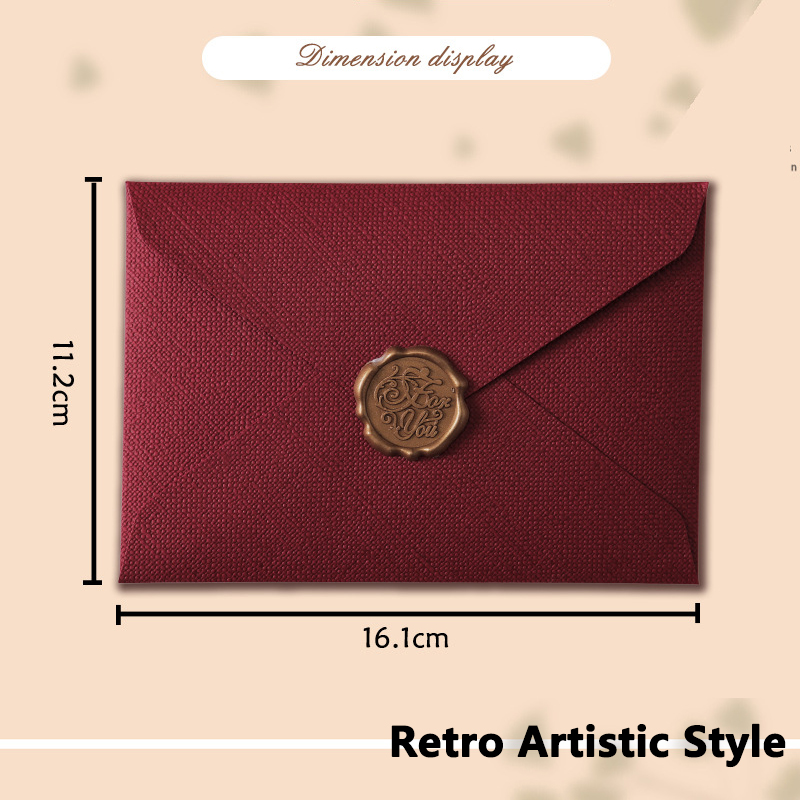 6/1pcs  Paper Envelopes for Bu - Wax Seal Letter Kit ulasan dan harga
